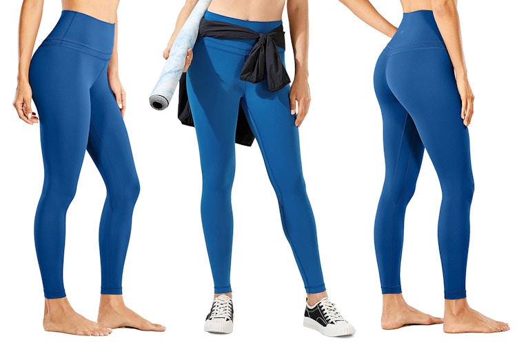 CRZ Yoga Naked Feeling High Waisted Yoga Pants in blue