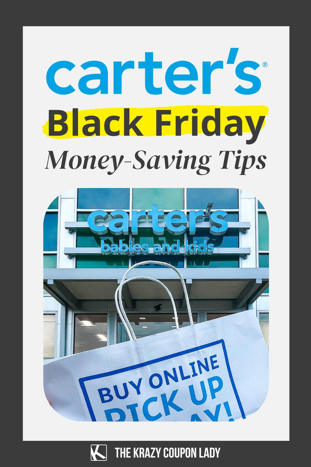 Carter's Black Friday Tips and Tricks