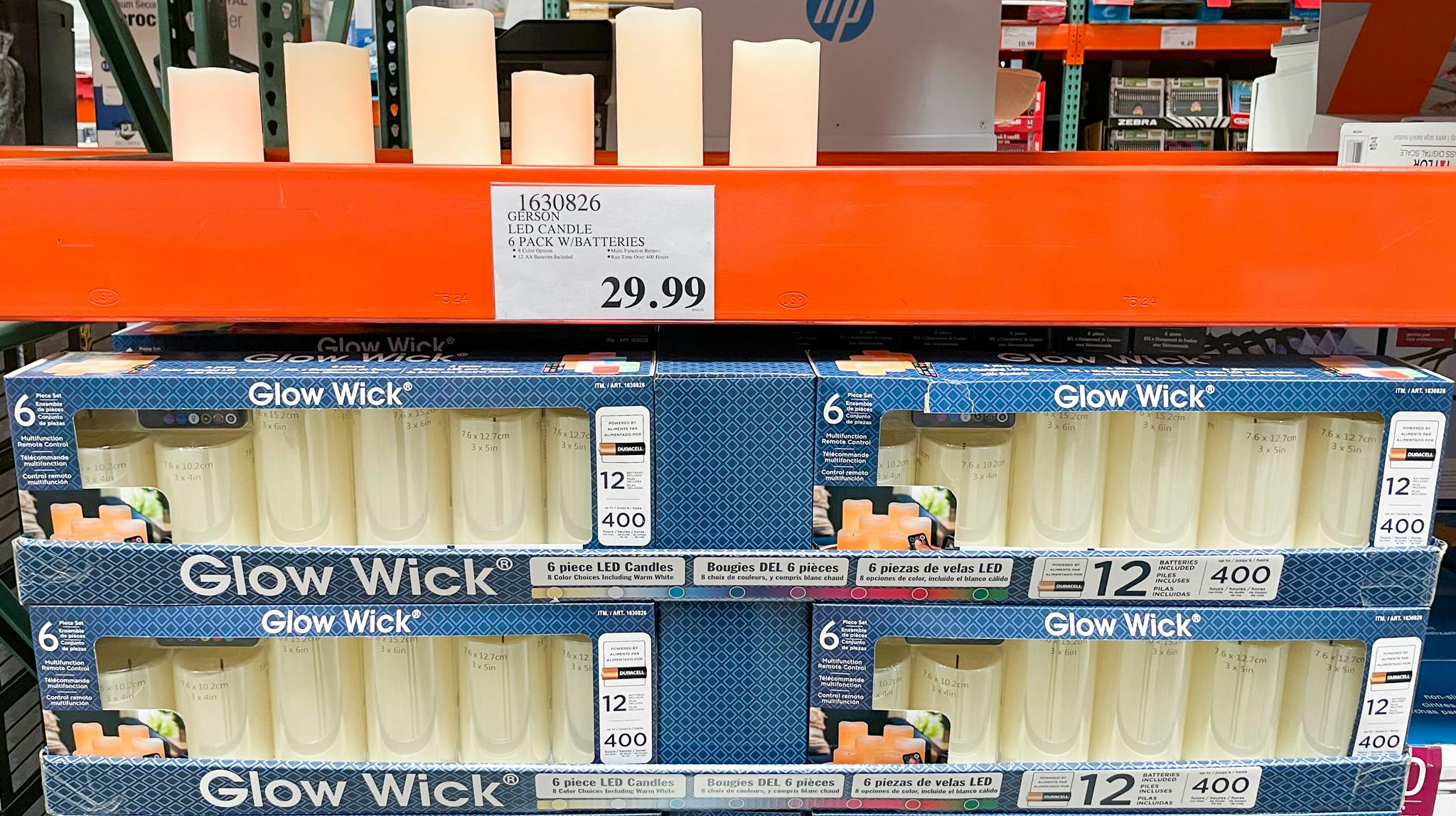 Gerson Glow Wick LED Candle Set, Just 29.99 at Costco The Krazy