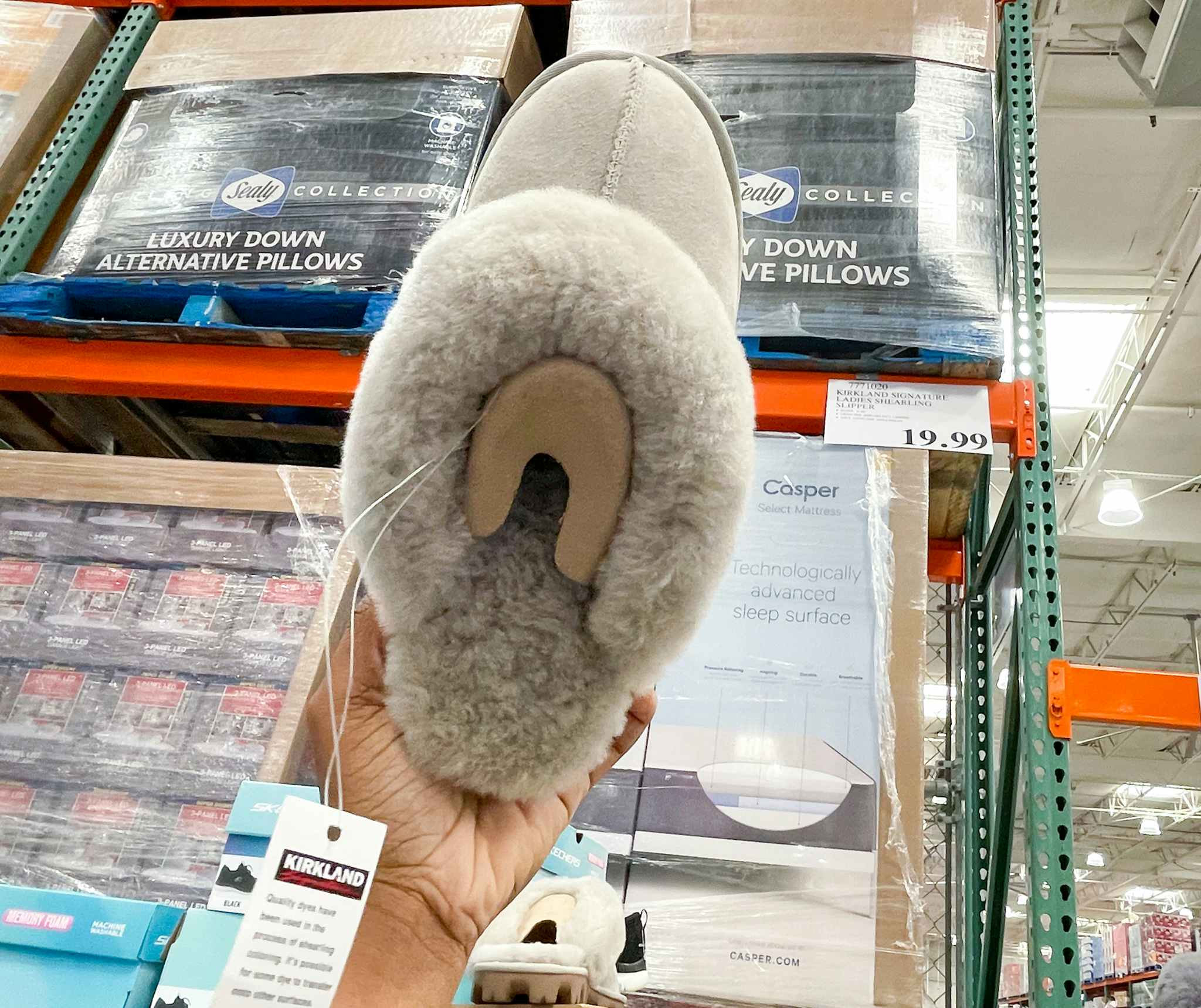 shearling slipper at costco