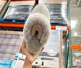 shearling slipper at costco