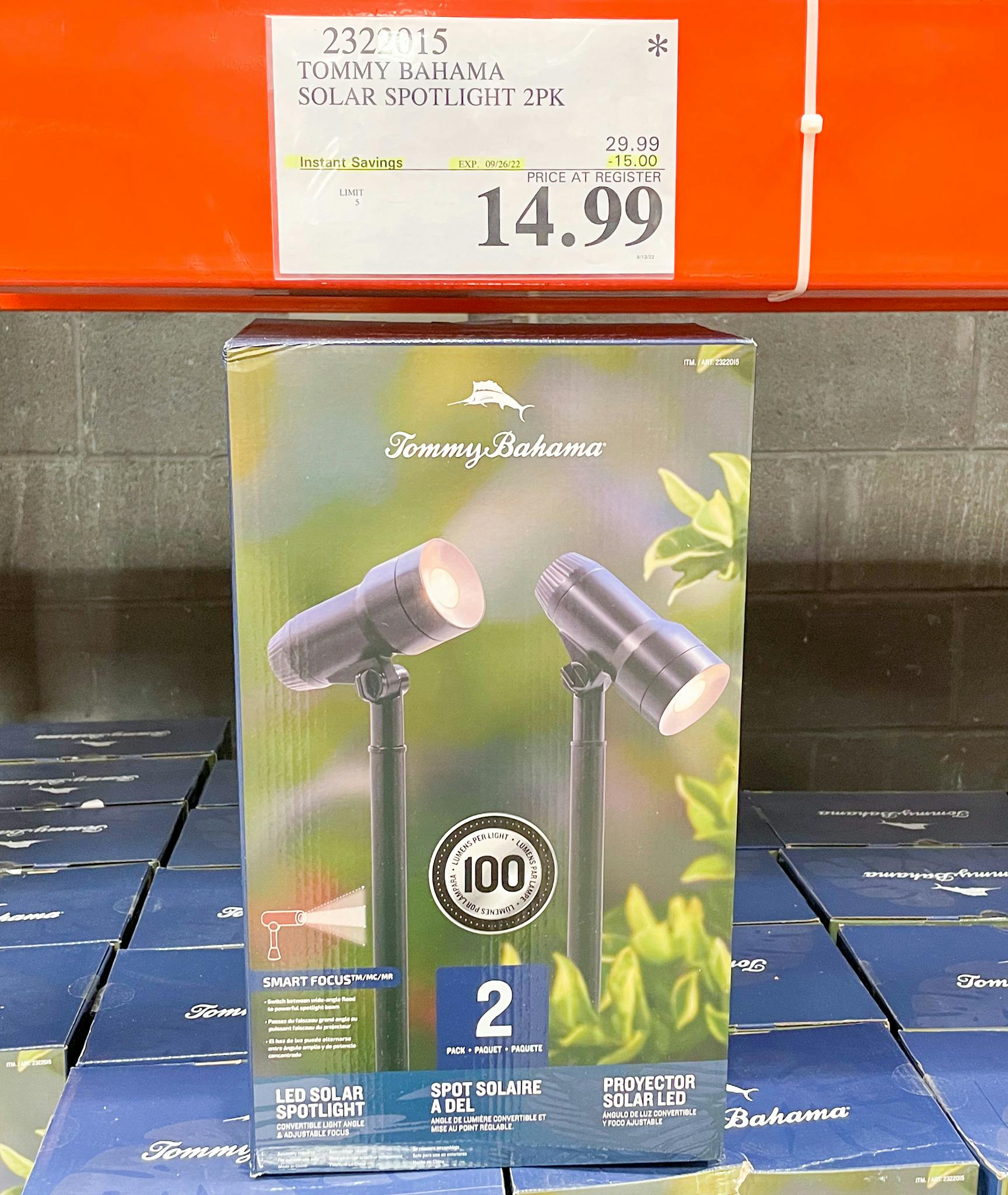 Tommy Bahama Solar Spotlight, Only 15 (Reg. 30) at Costco The Krazy Coupon Lady
