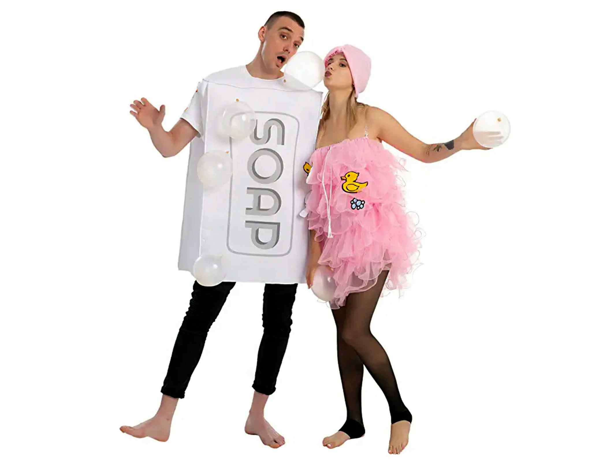 soap and loofah couples halloween costumes