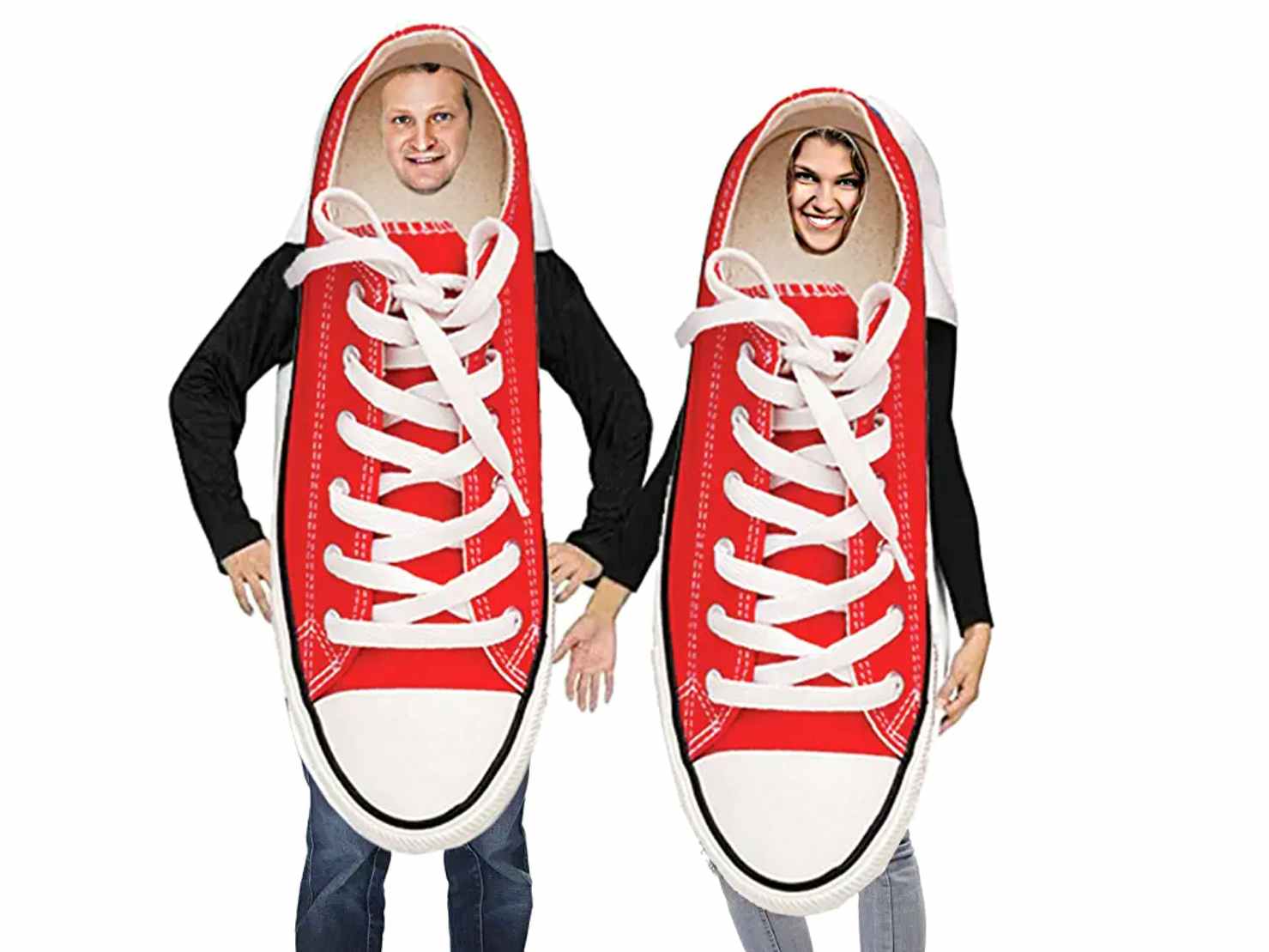red vintage converse sneakers couples halloween costumes