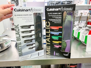 display of cuisinart knife sets