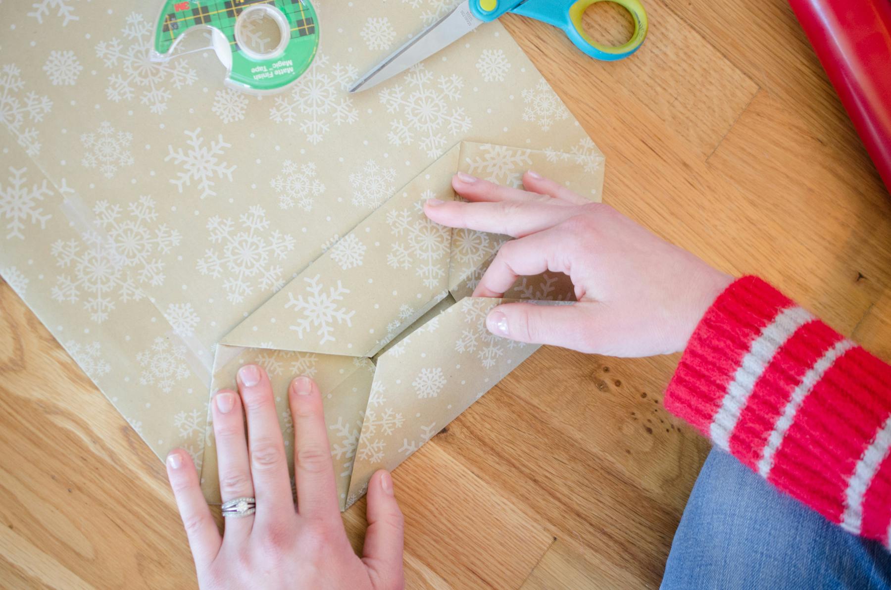 DIY 3D Wrapping Paper from Upcycled Shopping Bags — Compost and Cava