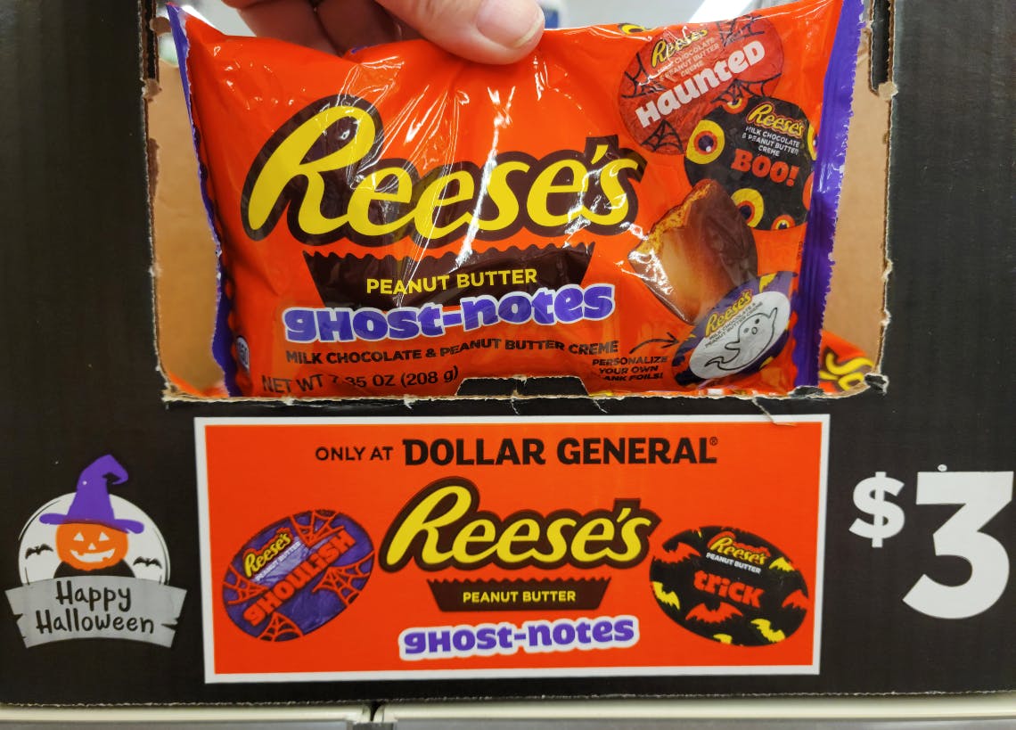Reese's Peanut Butter GhostNotes Candy, Only 1 at Dollar General