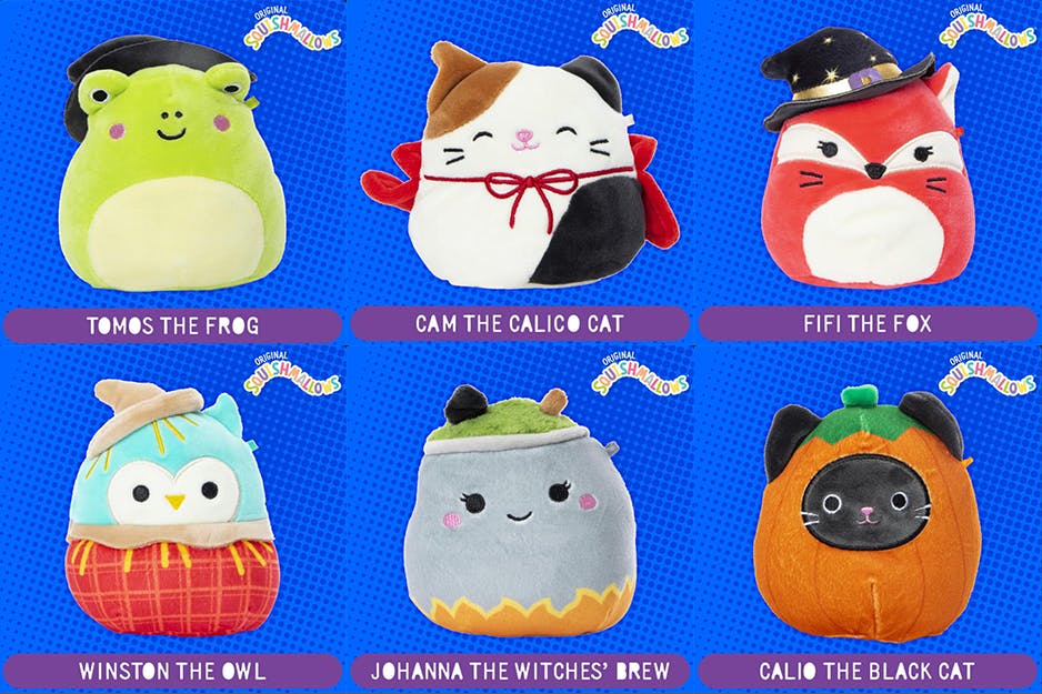 Squishmallows 2022 Fall Edition Set Of 7 New Malcolm Lagoagriogobec 7233