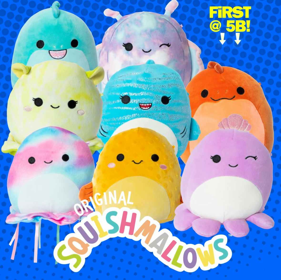 Squishmallows™ Christmas Squad 4.5in, Five Below