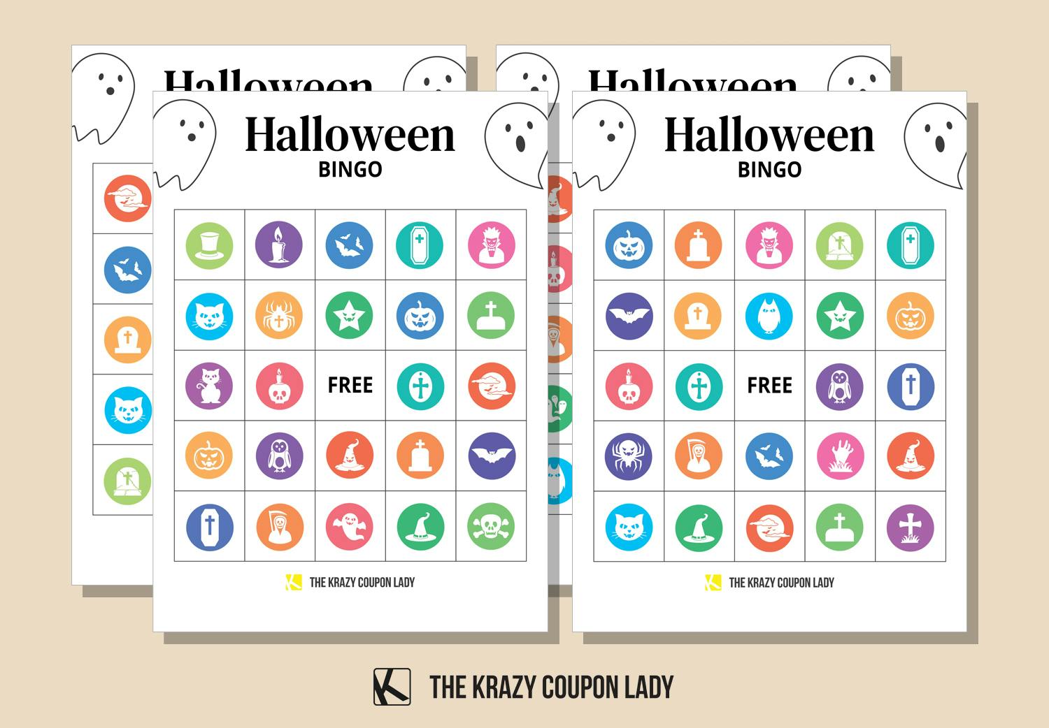 Free Halloween Bingo Cards to Print and Play The Krazy Coupon Lady