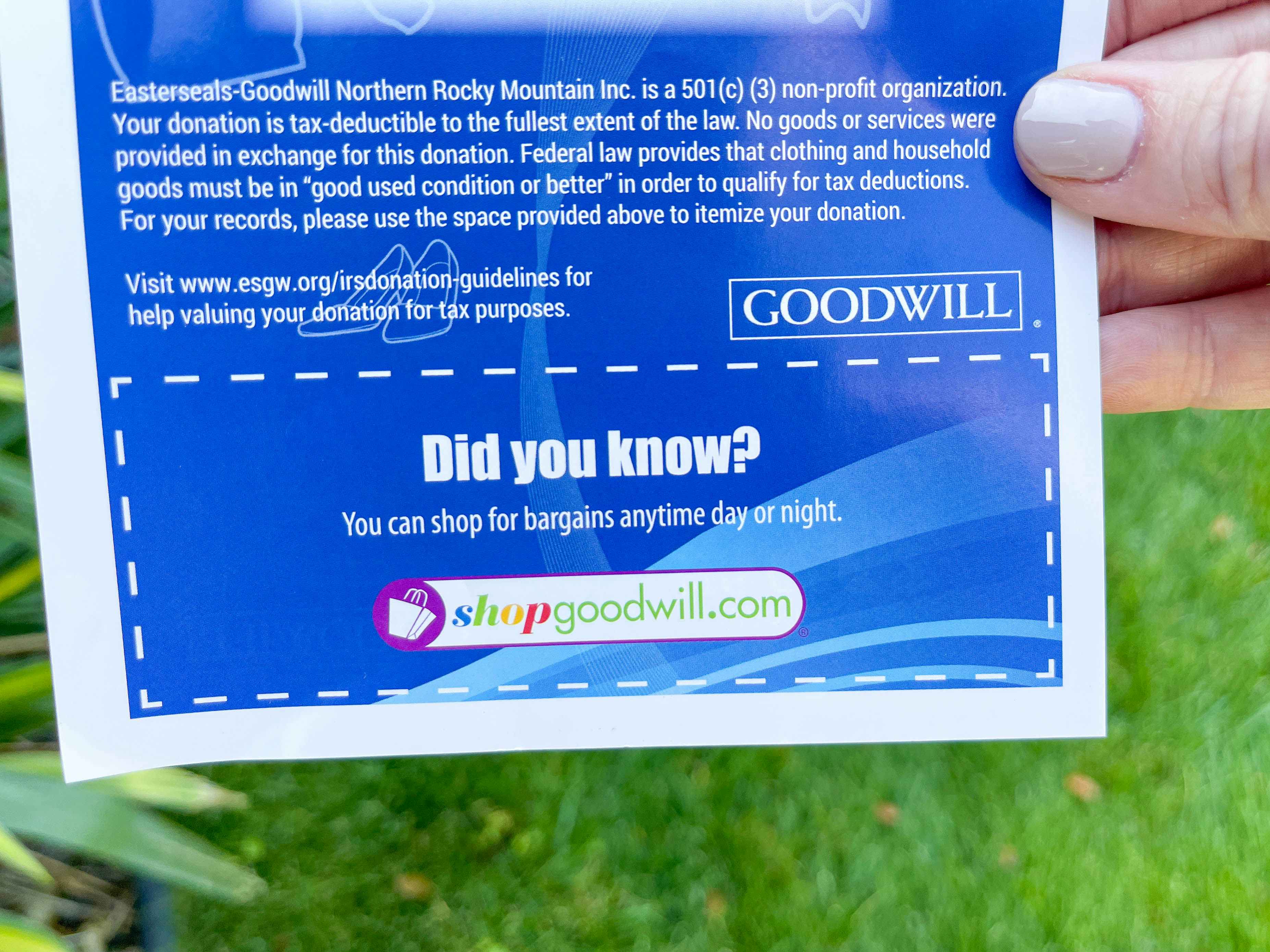 goodwill donation tax coupon with shop goodwill.com info 