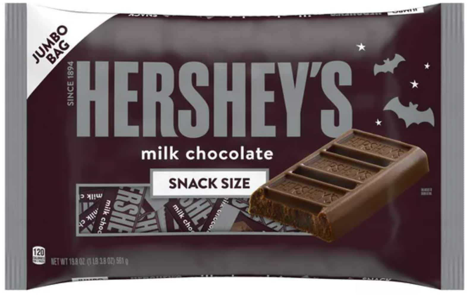 Hershey's chocolate bar fun size pack