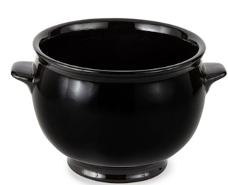 a large cauldron candy bowl