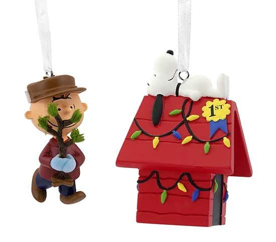 jcpenney hallmark charlie brown ornaments 
