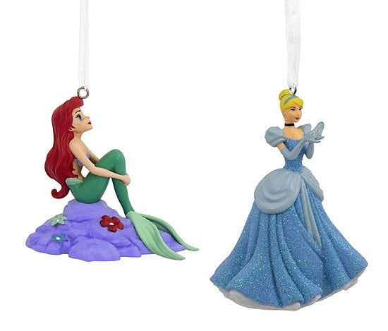 jcpenney hallmark cinderella ornaments 