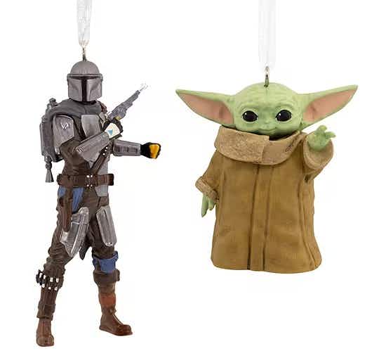 jcpenney hallmark mandalorian ornaments 