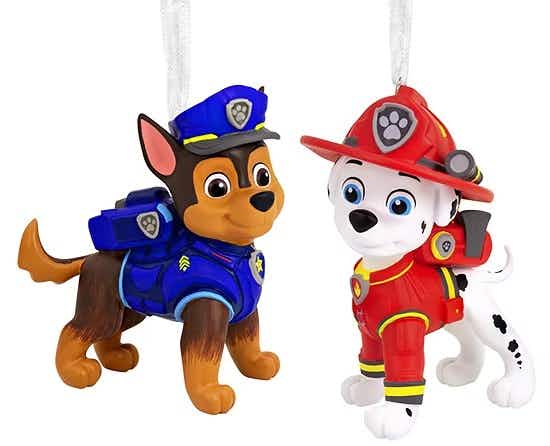 jcpenney hallmark paw patrol ornaments 