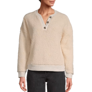 jcpenney henley pullover womens