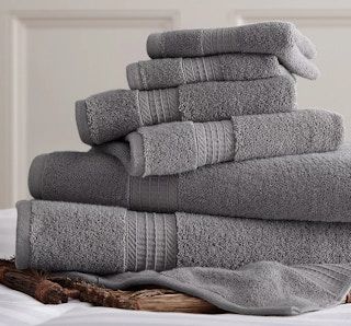 Allure Solid 6-piece Bath Towel Set