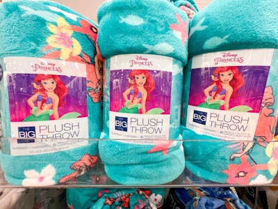 The Big One Disney's Ariel Plush Throw