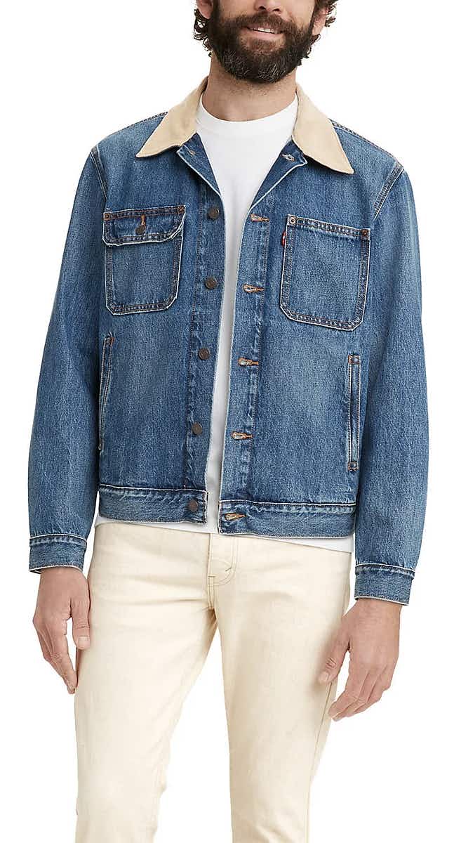 levi's men's denim jacket