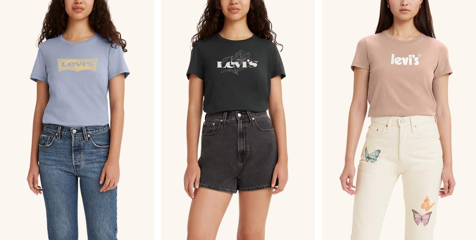 levi's womens tees