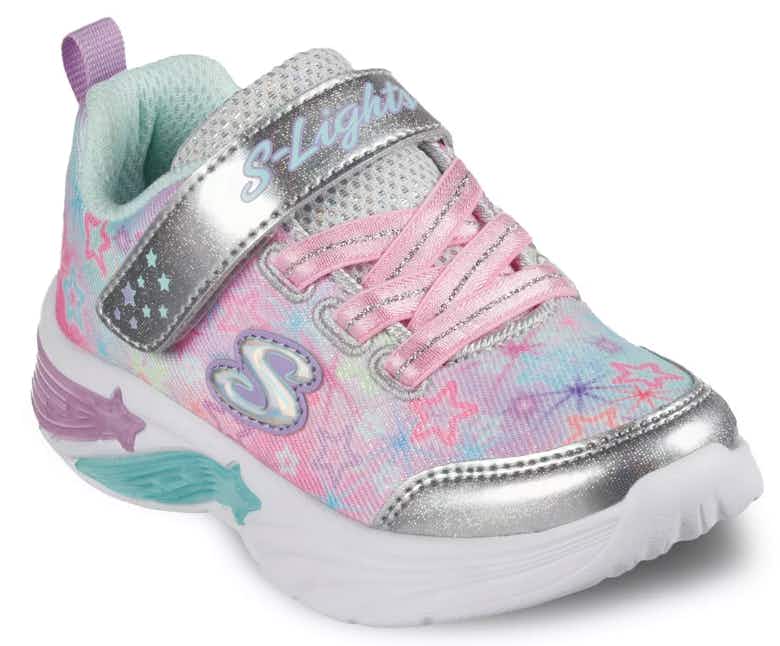 Skechers® S Lights Star Sparks Girls' Light-Up Sneakers