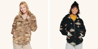 juniors sherpa jackets