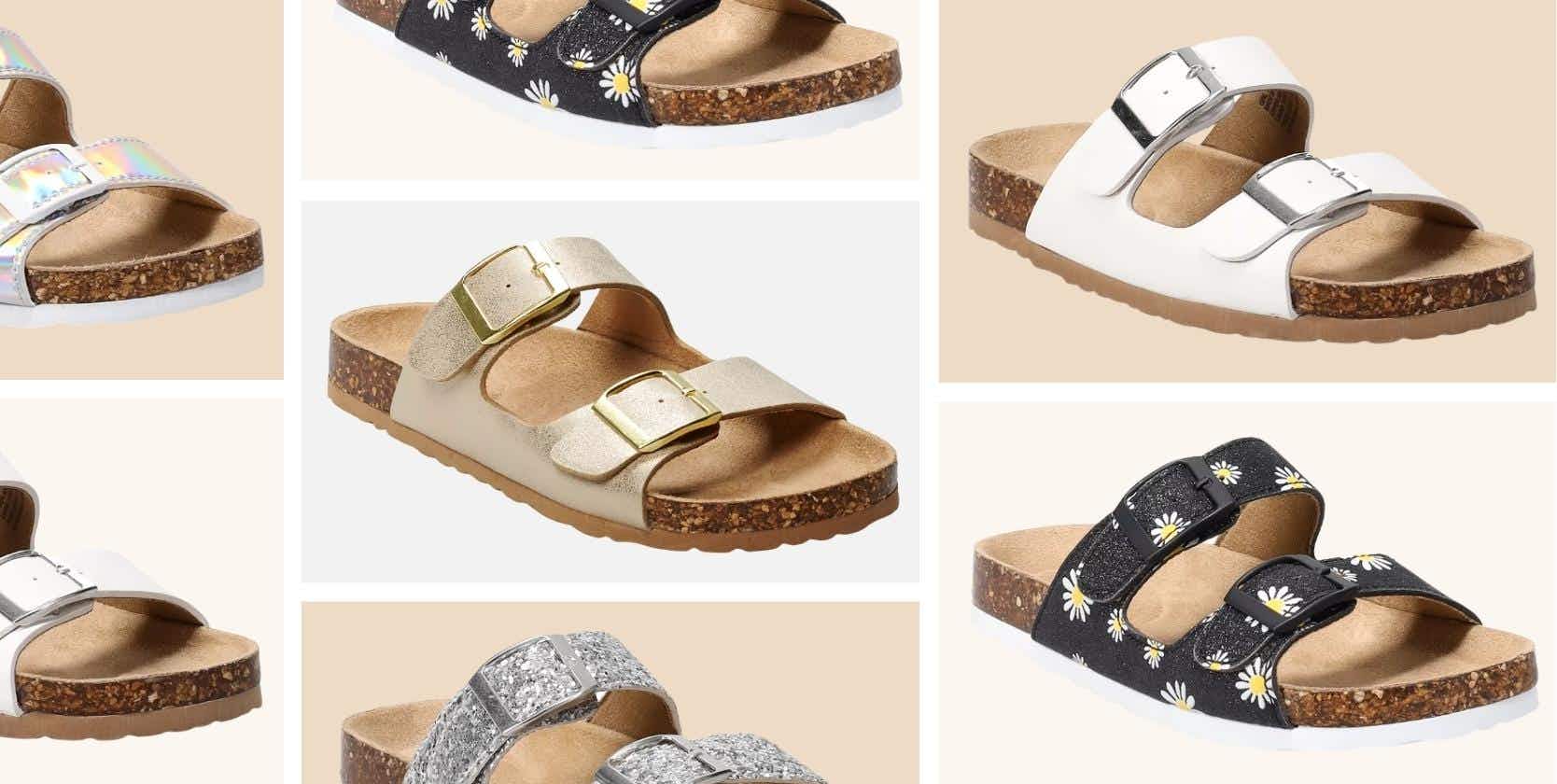 SO® Raena Kids' Slide Sandals