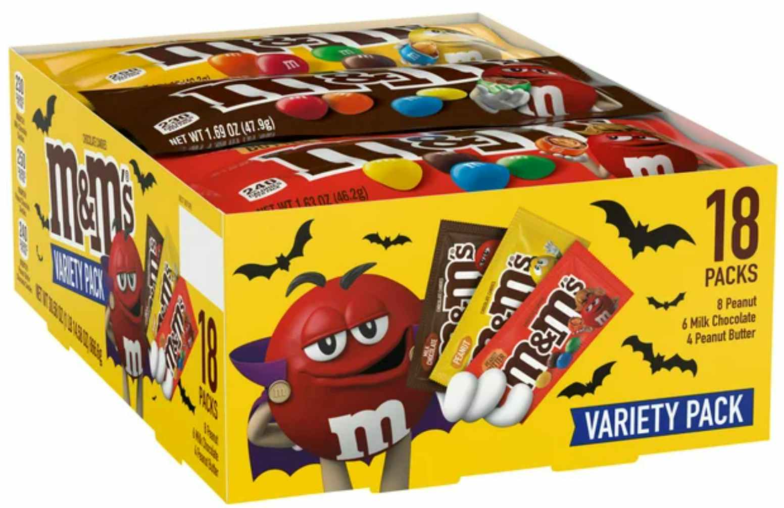 M&M Full size candy bars