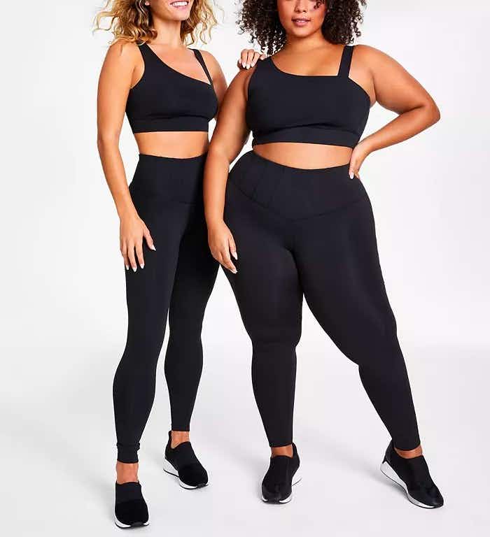 macys jenni black workout set 