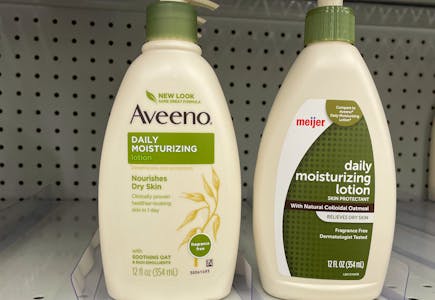 2 Gold Bond and 2 Aveeno Body Lotions