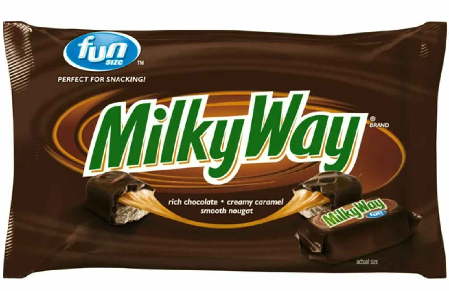 Milky Way fun size candy bar bag