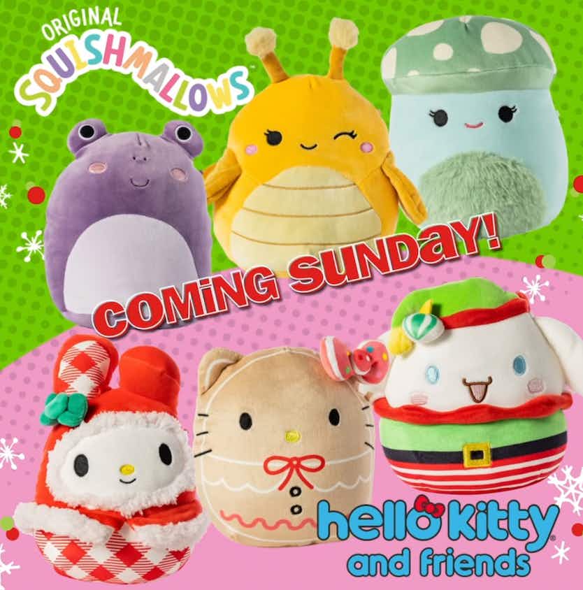 Squishmallows - Hello Kitty Plaid Squad 6.5