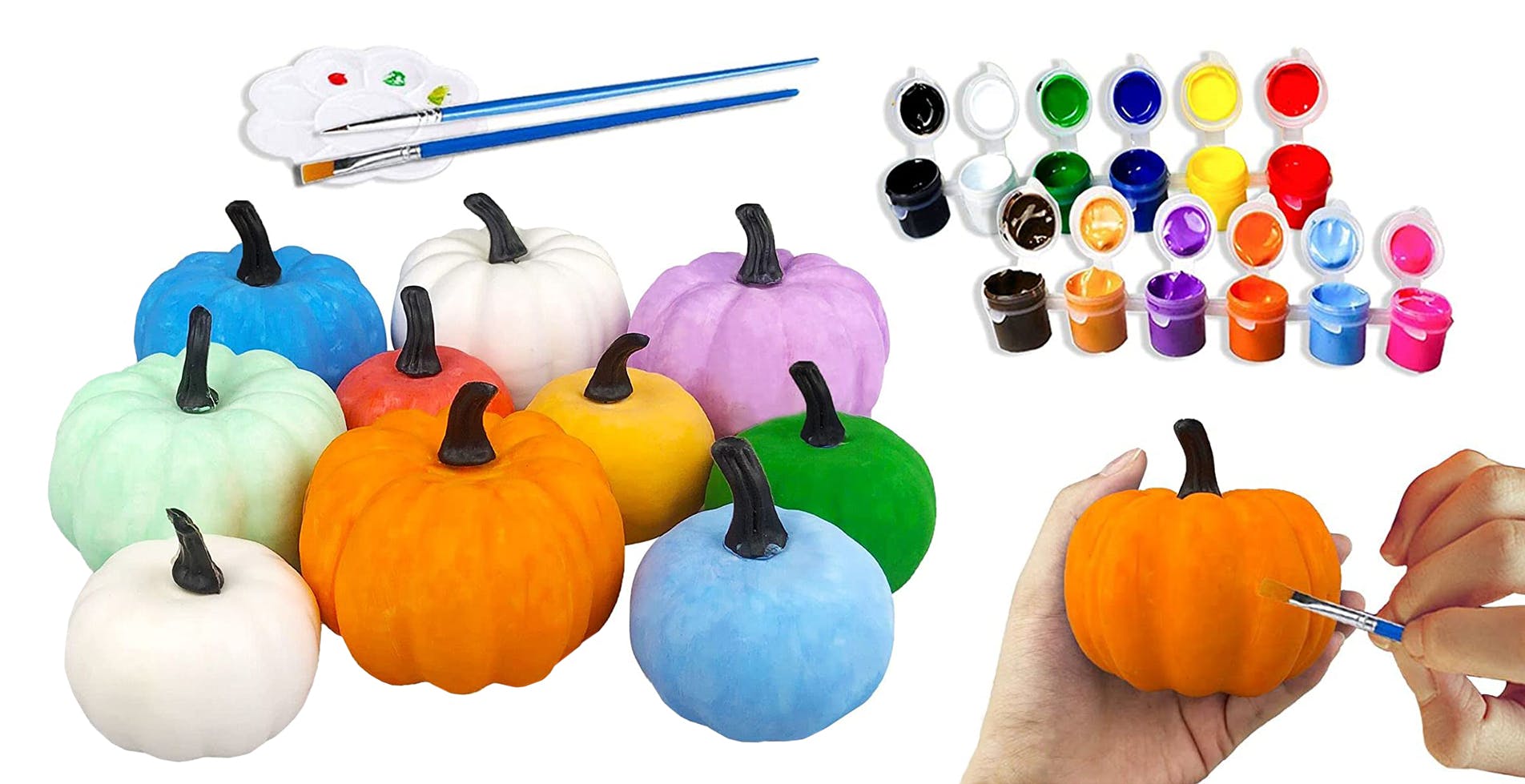 no-carve pumpkin painting decorating kit