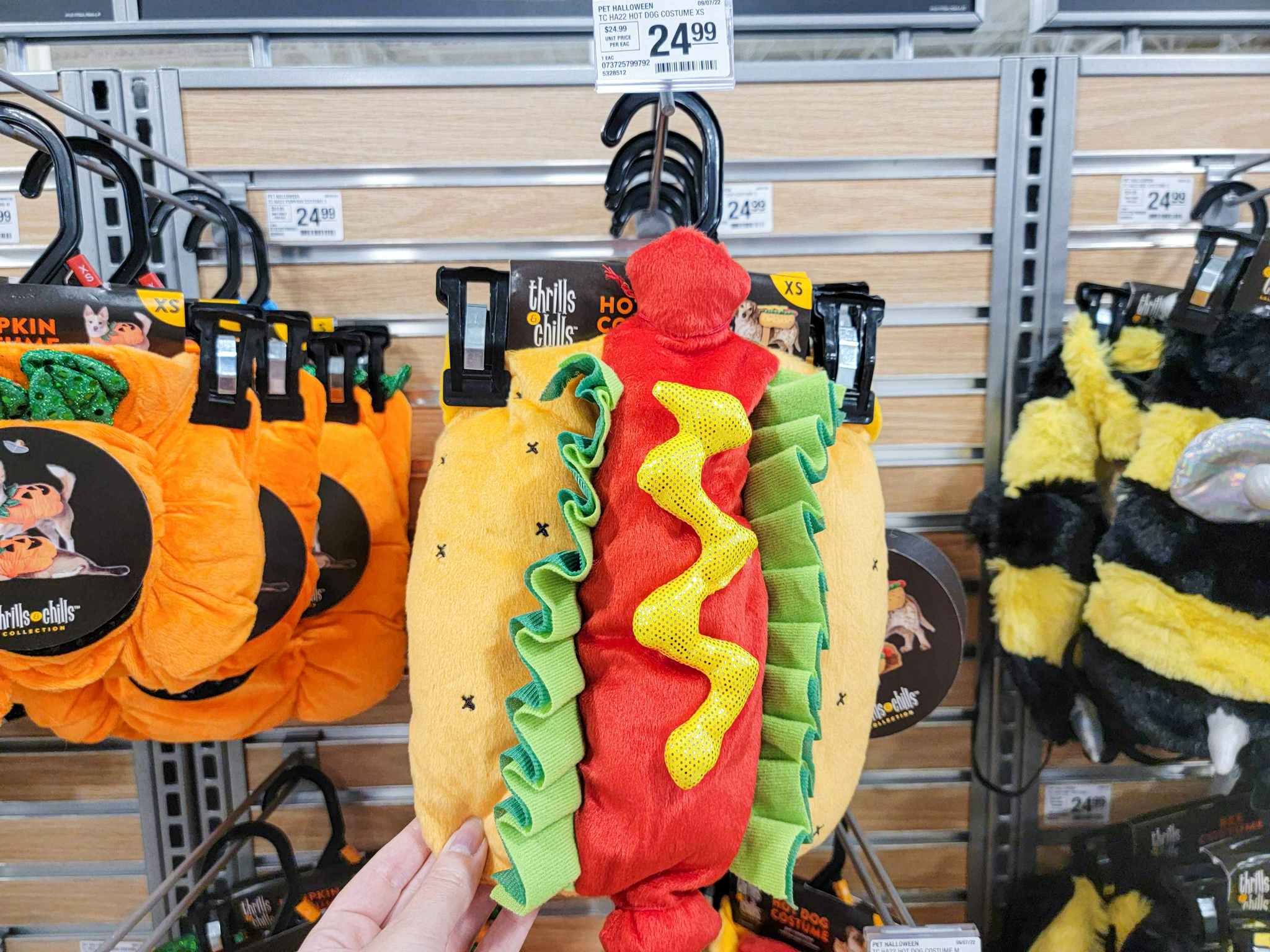 a hot dog costume for pets