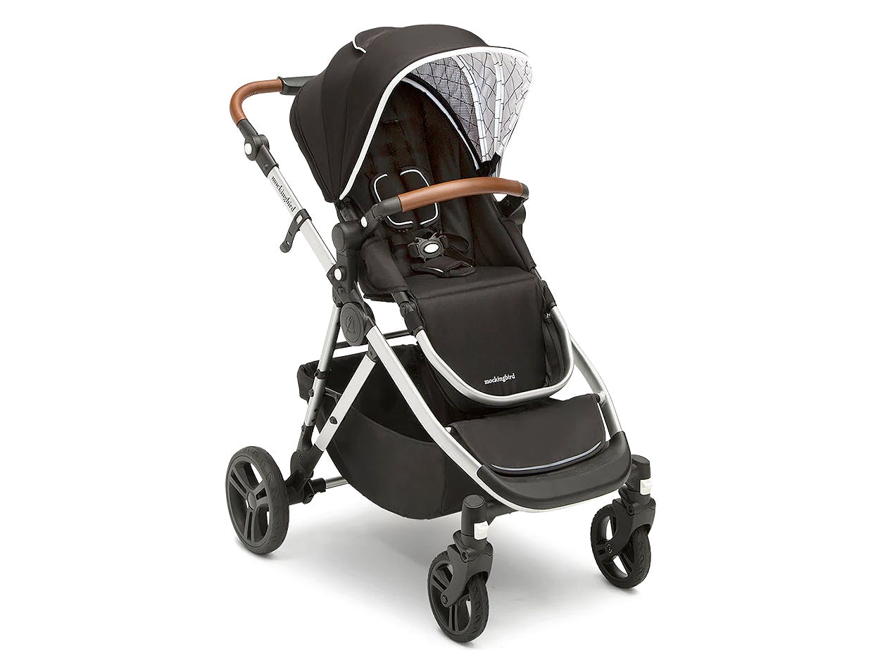 mockingbird single-to-double baby stroller