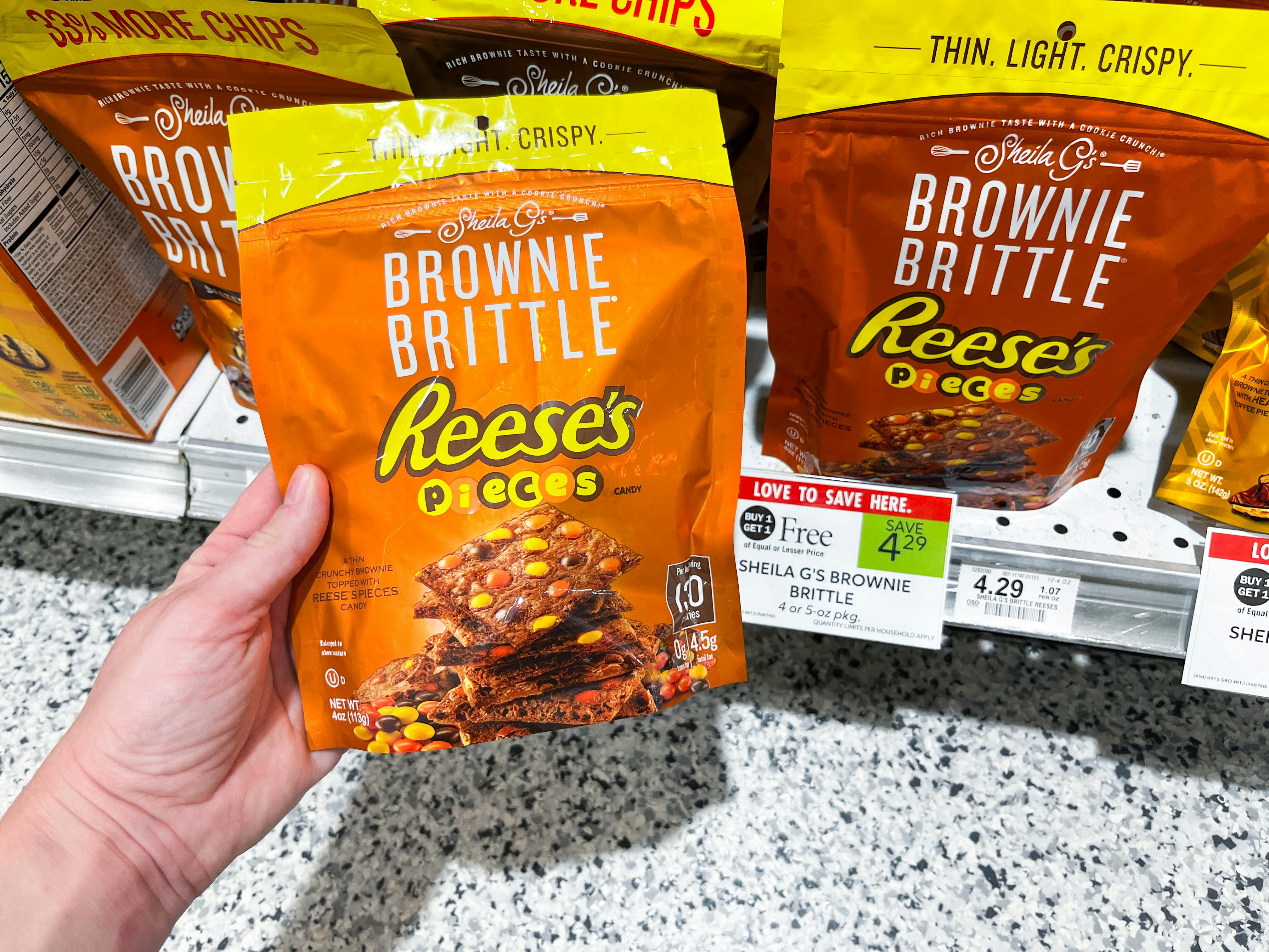 Reese's Pieces Brownie Brittle, Only 1.15 at Publix The Krazy Coupon