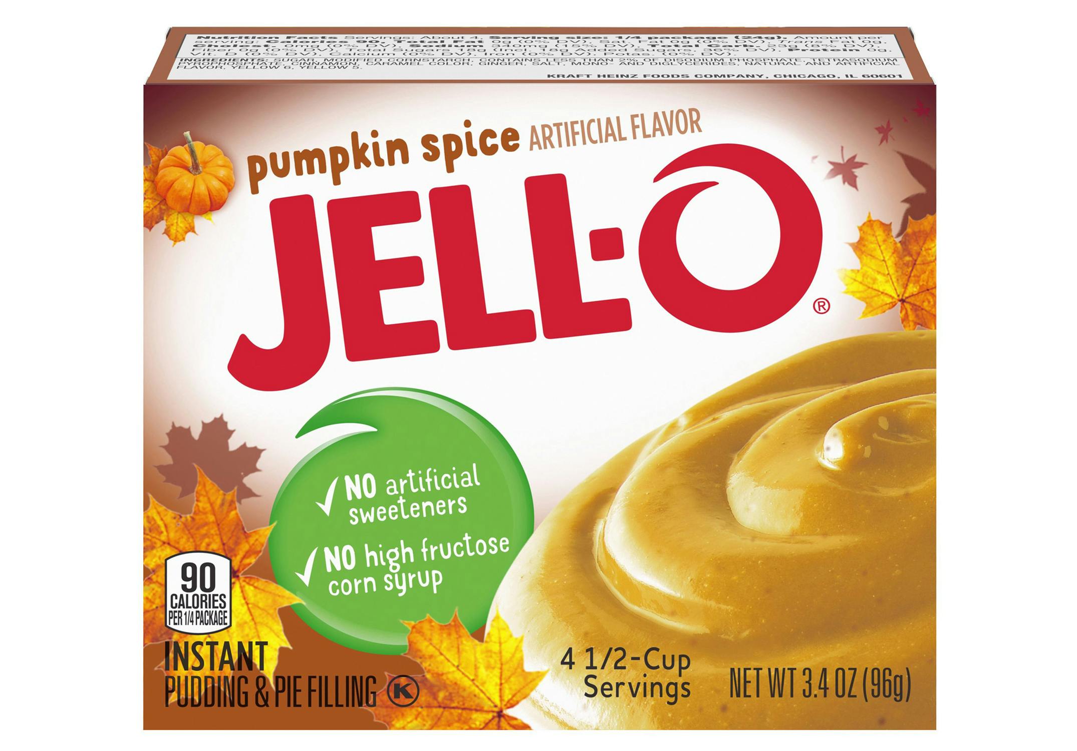pumpkin spice-flavored Jell-O box