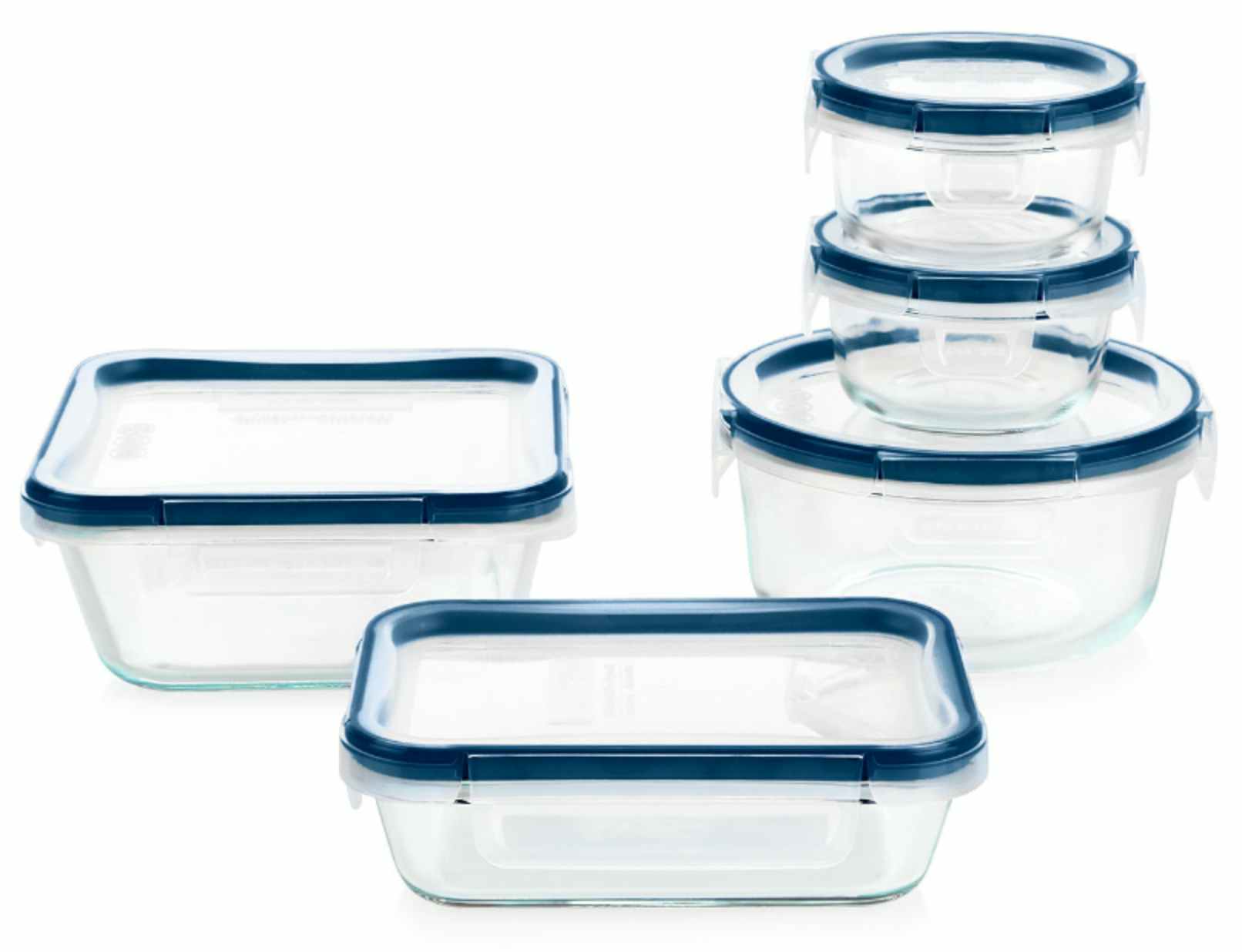 pyrex glass food storage containers