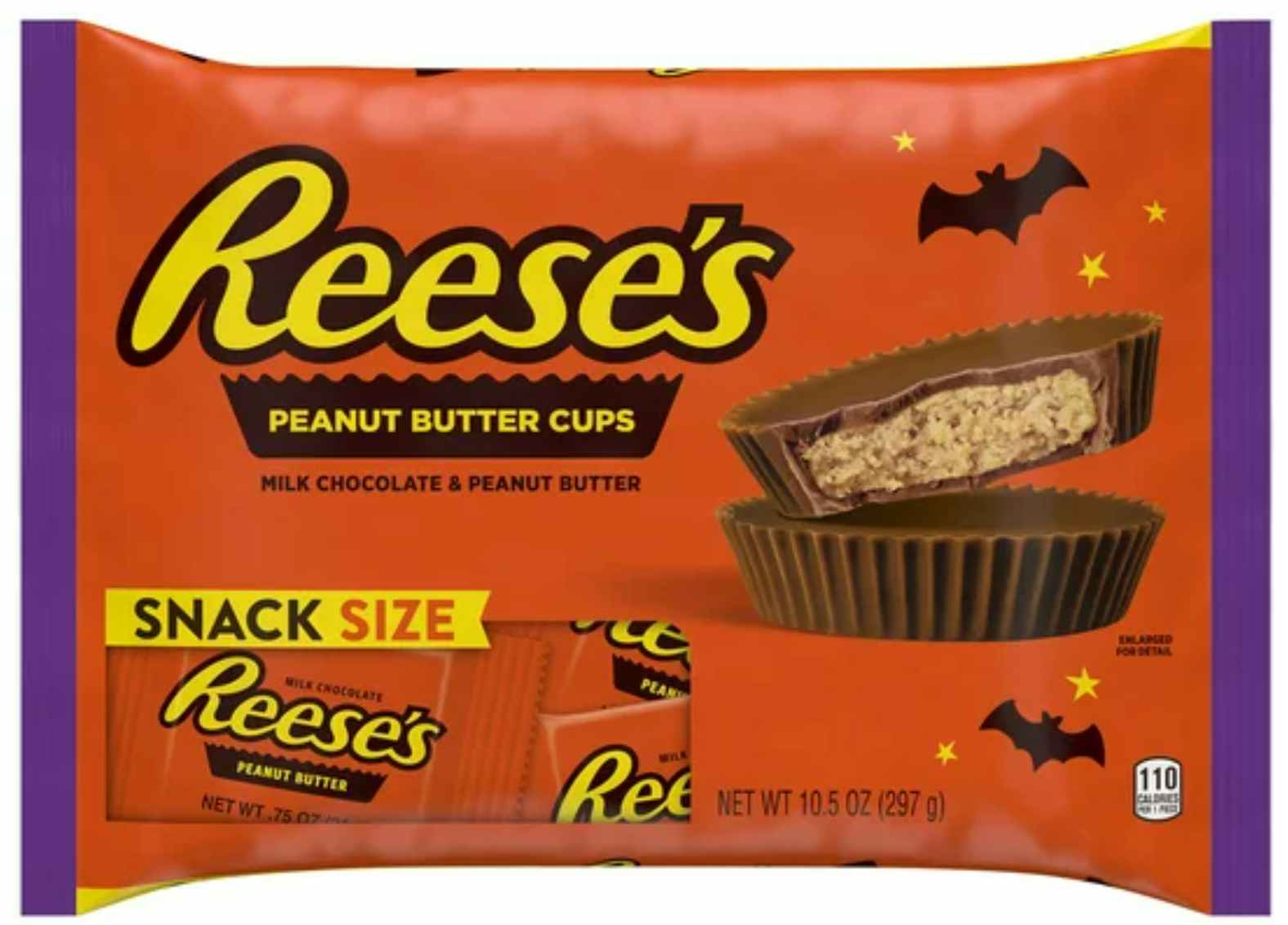 Reeses cups candy bag