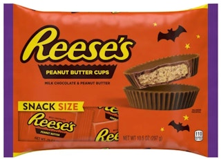 Reeses cups candy bag