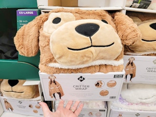 a puppy cozy critter wrap