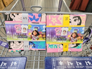 2 packs of encanto tees in a cart