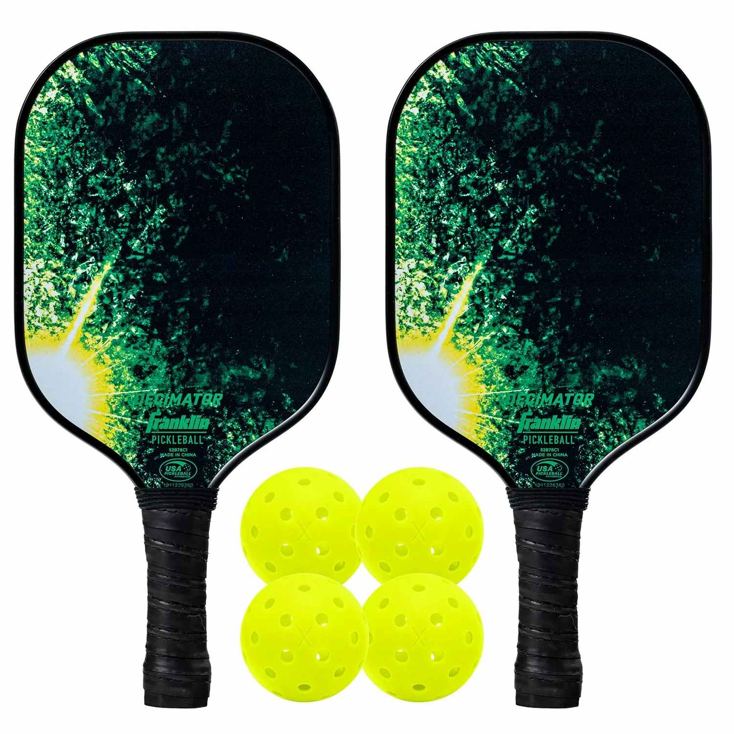 a franklin pickleball set with paddles and balls