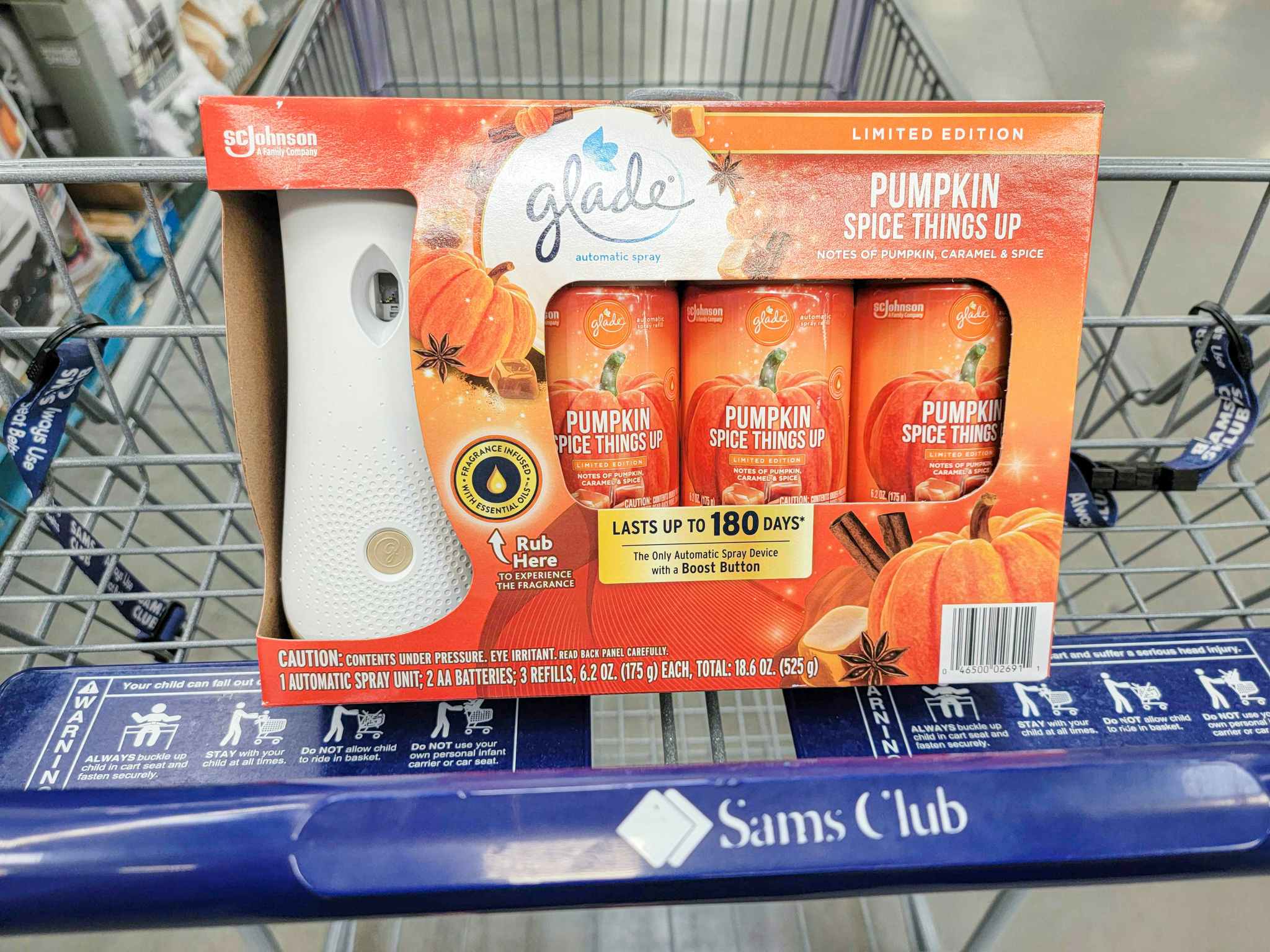 glade pumpkin spice room fragrance