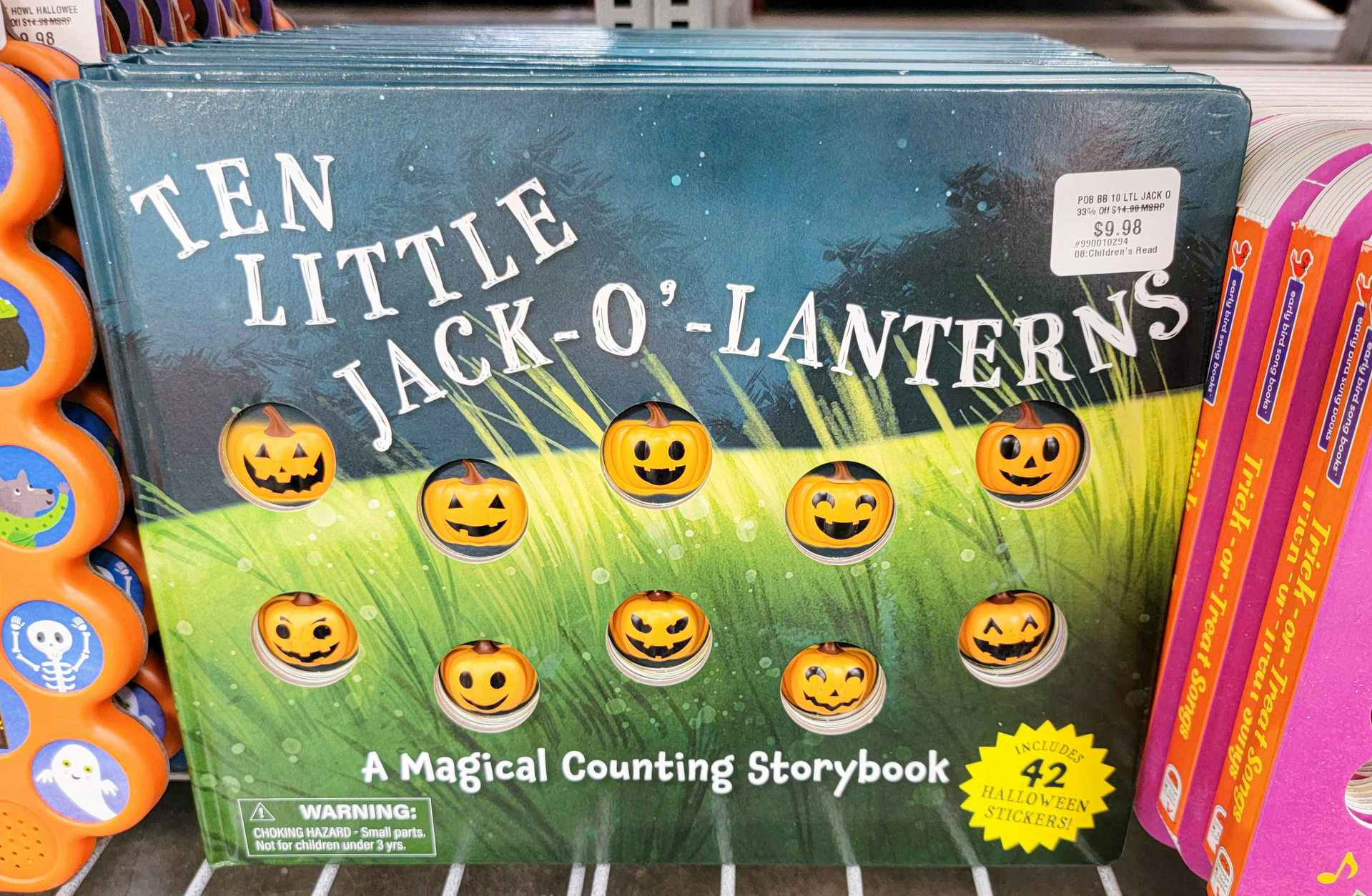 ten little jack o lanterns book