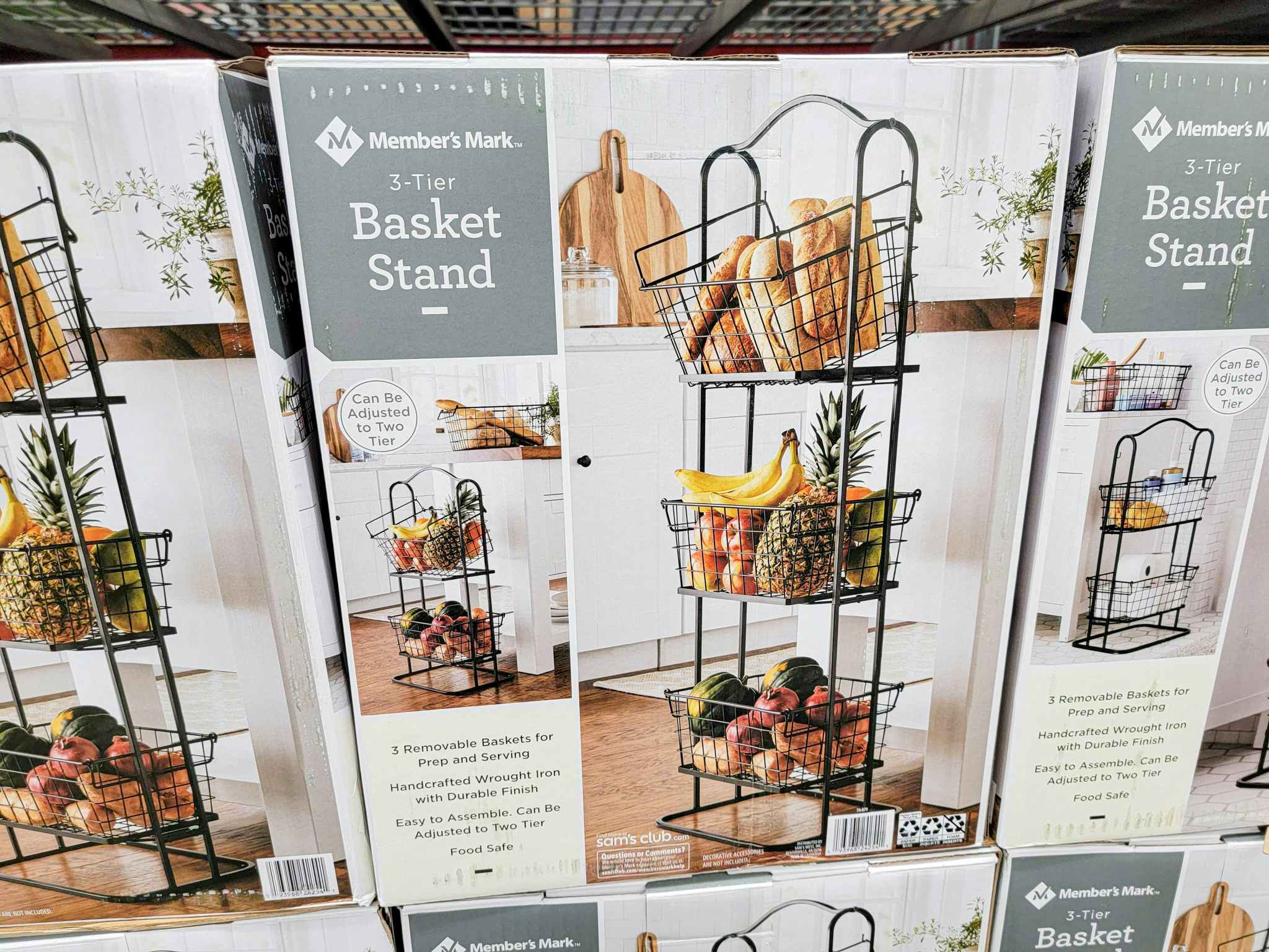 3 tier basket stand
