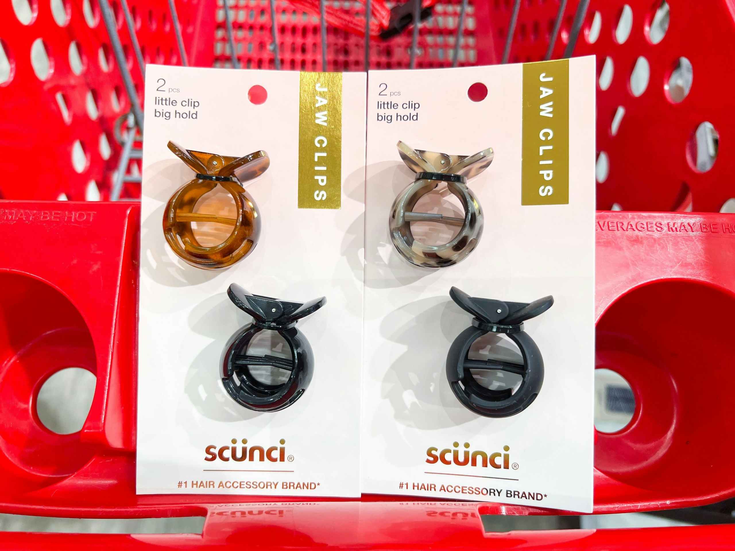  scunci fish jaw clips in a target cart