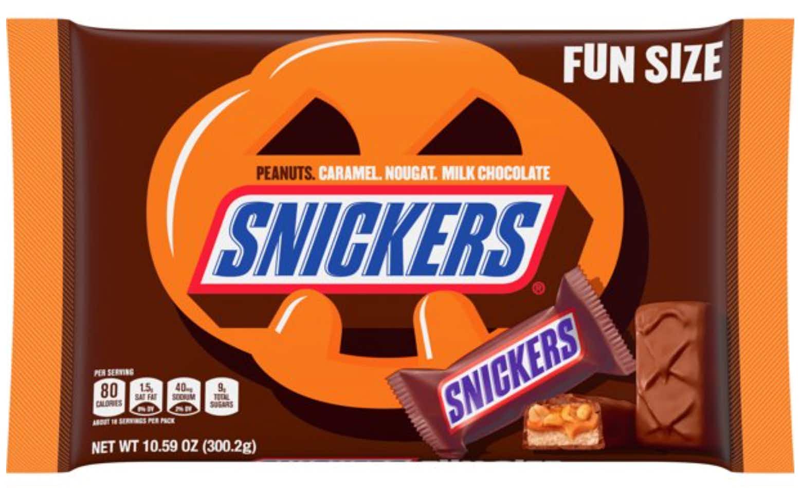 Snickers candy bar bag